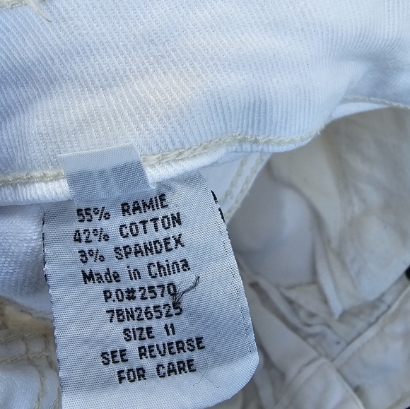 Paris Blues Low Rise White Jean - Picture 4 of 7